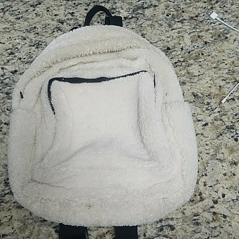 Urban Outfitters furry backpack